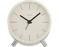 Produktbild: Funkwecker Analog Flores geräuschlos beige schwarz Ø 11 cm