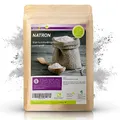 Produktbild: Vita2You Natron Pulver 2000g - Backpulver - Natriumhydrogencarbonat - Natriumbicarbonat - Lebensmittelqualität - Backsoda - 2kg - Premium Qualität