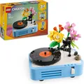 Produktbild: LEGO Creator 3in1 Plattenspieler mit Blumen - Spielzeug umbaubar, Bauset (31172)