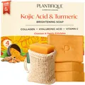 Produktbild: Turmeric and Kojic Acid Soap  4 Kurkuma Seifen für Gesicht, Hyperpigmentierun...