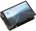 Produktbild: RASP PI 3.5TD - Raspberry Pi Shield - Display LCD-Touch, 3,5'', 480x320 Pixel, XP