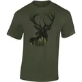 Produktbild: Baddery Print-Shirt Jäger T-Shirt: 