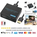 Produktbild: HDMI Audio Splitter 4K Optisch 3,5 mm Stereo Dolby Digital 5,1 Kan