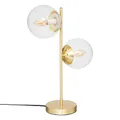 Produktbild: Goldene Tischlampe Kugeln COL, H. 48 cm