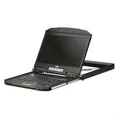 Produktbild: ATEN 1U Short Depth USB VGA Single Spanish Keyboard - Kabel - Digital/Daten