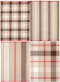 Produktbild: Geschirrtücher, 4erSet, beige braun, kariert/gestreift, Mitbringsel Geschenkidee