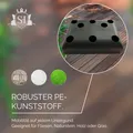 Produktbild: Strandkorb Hanse Kunststoffgleiter 4er Set für Strandkörbe, PE-Gleiter, hochwertige Möbelgleiter in schwarz inkl. Schrauben