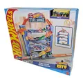 Produktbild: Hot Wheels Stunt Garage Parkhaus Rennbahn Spielset Geschenkset +1x Auto