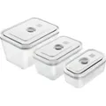Produktbild: Zwilling - Vakuum Boxset, S/m/l / 3-tlg , Borosilikatglas , Weiß , Premium