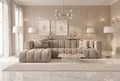 Produktbild: Kaiser Möbel Ecksofa Moderne aus Veloursstoff Salvador Grand L 318 cm, Ecksofa, Tiefe Sitzflächen,Premium-Velours Salvador,Design Soft-Cube