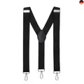 Produktbild: MASADA Herren Hosenträger mit robusten Karabiner Verschluss stufenlos