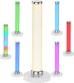 Produktbild: LED Akku Tischlampe Tischleuchte Gaming Ambiente mit Farbwechselfunktion RGB & Warmweiß Weiß
