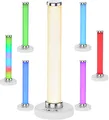 Produktbild: Northpoint LED Tischlampe Tischleuchte Lavalampe mit Farbwechselfunktion RGB & Warmweiß Wiederaufladbar Regenbogen-Effekt mit integriertem Akku (Weiß)