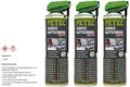 Produktbild: 3x PETEC Service-Haftschmierspray, TRANSPARENT, 500 ml