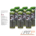 Produktbild: 6x PETEC 500ml SERVICE-HAFTSCHMIERSPRAY SCHMIERMITTEL HAFTFETT TRANSPARENT