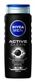 Produktbild: 9005800243306 NIVEA Żel pod prysznic Active Clean 500ml Nivea Polska Sp. z o.o.