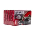 Produktbild: MAXELL UR-90, 90 min. Audiokassette 5er Pack ideal für Musik - IEC TYPE 1