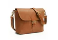Produktbild: SID & VAIN Umhängetasche YALE Schultertasche Cross-Body Bag echt Leder cognac, Ledertasche Schultertasche Herren Damen Messenger Bag braun schwarz