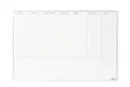 Produktbild: Desq Wochenplaner | Magnethaftend | Ultradünner Aluminiumrahmen | 60 x 90 cm, 4321, Weiss, 60x90