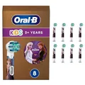 Produktbild: Oral-B Pro Kids Frozen Aufsteckbürsten — ORIGINAL Zahnbürstenaufsatz für Elektrische Zahnbürste — Extra Weiche Borsten, Oral-B Ersatzbürsten für Kinder ab 3 Jahren — Weiß, 8 Stück