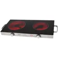 Produktbild: Proficook Kochplatte PC-DKI 1211, Infrarot-Doppelkochplatte, silber, 2800 Watt