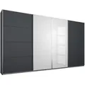 Produktbild: Schwebetürenschrank - grau metallic - 2 Spiegeltüren - 315x210 cm