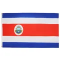 Produktbild: AZ FLAG - Flagge Costa Rica - 90x60 cm - Kostaricanische Fahne 100% Polyester mit Messing-Ösen - 50g
