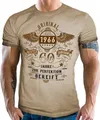 Produktbild: LOBO NEGRO® T-Shirt zum 60. Geburtstag - 60 Jahre zur Perfektion gereift Jahrgang 1966