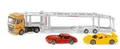 Produktbild: 3944, MAN Autotransporter, 150, Inkl. 2 SpielzeugAutos, Metall/Kunststoff, Ge...