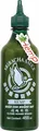 Produktbild: [ 455ml ] FLYING GOOSE Grüne Sriracha Chilisauce mit Hanf und grünem Chili