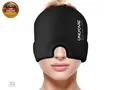 Produktbild: Migräne Maske, Upgraded Migräne Kühlmaske Schlafmaske Kühlmütze Kühlhaube 360° G