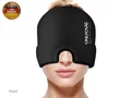 Produktbild: Migräne Maske, Upgraded Migräne Kühlmaske Schlafmaske Kühlmütze Kühlhaube 360° G