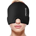 Produktbild: Migräne Maske Kühlmütze Schlafmaske Gel Kühlhaube Kopfschmerzen Linderung
