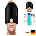 Produktbild: Kühlmaske 360° Gel Kühlpads gegen Migräne Druckentlastung Kopf Augen