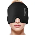 Produktbild: Migräne Maske Kühlmütze Schlafmaske Gel Kühlhaube Schmerztherapie 360° Design