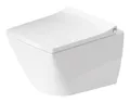 Produktbild: Duravit Viu Wand-WC rimless 365 x 480 mm - Weiß Hochglanz WonderGliss
