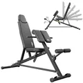 Produktbild: TREX SPORT TX-200B Multifunktions Hantelbank | Trainingsbank für Ganzkörper-Workout | Rückentrainer für zuhause | bis 250 kg