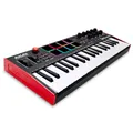 Produktbild: Akai Professional MPK Mini Plus - 37-Tasten USB MIDI Keyboard Controller mit 8 MPC Pads, Sequencer, MIDI/CV/Gate I/O, Musikproduktionssoftware und Native Instruments Sound Package