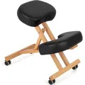 Produktbild: Habys Ergo Simple Kniestuhl mit Rollen │ Korrekturstuhl Bürostuhl Computerstuhl Orthopädischer Sitzhocker Kniehockerm │ Höhenverstellbar Hol...