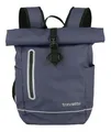 Produktbild: Travelite Rolltop Rucksack wasserfest, Fahrradrucksack, Freizeitrucksack mit Rolltop Verschluss & Reflektoren, BASICS, 48 cm, 19 Liter