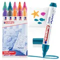 Produktbild: edding 4500 Textilmarker - 10 Farben im Set (Trend) - Rundspitze 2-3 mm - Textilstifte waschmaschinenfest (60 °C) zum Stoff bemalen - Stoffmalstift