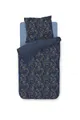 Produktbild: PiP Studio Bettwäsche PIP Studio Perkal Bettwäsche 155x220 Tutti i Fiori Dark Blue Blümchen, Perkal, 2 teilig, für den Sommer und Winter, kuschelig weich
