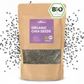 Produktbild: RheinNatur Bio Chia Samen 1 kg - 100% Bio Chiasamen - Reich an Proteinen, Ballaststoffen & Omega-3-Fettsäuren - Ideal für Salate, Joghurt, Müsli & Chia-Wasser - 1000 g Beutel