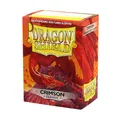 Produktbild: Dragon Shield | Standard Size Card Classic Sleeves | 100 CT - Smooth & Tough Premium TCG Sleeves - Compatible with Pokemon, Flesh & Blood, One Piece & Magic the Gathering | Crimson