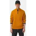 Produktbild: camel active Troyer aus reiner Lammwolle Langarm (1-tlg) Markenlogo gelb|orange L (50)