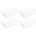 Produktbild: 4er Set Schrankkörbe aus Metall - Weiß