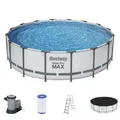 Produktbild: Bestway Swimming Pool ?488x122cm Frame Pool Steel Pro MAX Schwimmbad Modell 2022