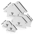Produktbild: STAHLWERK Magnet-Schweißwinkel-Set, 5345, 6-teilig