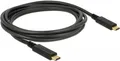 Produktbild: DeLOCK - USB-Kabel - USB Type C zu USB Typ C - USB 3,1 - 2,0m - Schwarz (83668)