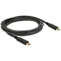 Produktbild: Delock USB 3.1 Gen 1 (5 Gbps) Kabel Type-C zu Type-C 2 m PD 3 A E-Marker
